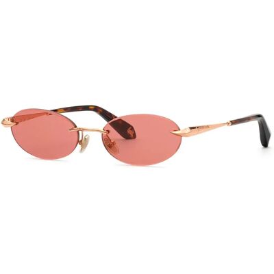 Roberto Cavalli Lunettes De Soleil Pour Femme Src152m-558fcr 55x17x140 Mm Shiny Copper Gold Red/CAT2 Femme - Publicité Roberto Cavalli Lunettes De Soleil Pour Femme Src152m-558fcr 55x17x140 Mm Shiny Copper Gold Red/CAT2 Femme - Publicité