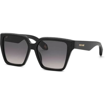 Roberto Cavalli Lunettes De Soleil Pour Femme Src156m-560700 56x16x140 Mm Shiny Black Smoke Gradient/CAT3 Femme - Publicité Roberto Cavalli Lunettes De Soleil Pour Femme Src156m-560700 56x16x140 Mm Shiny Black Smoke Gradient/CAT3 Femme - Publicité