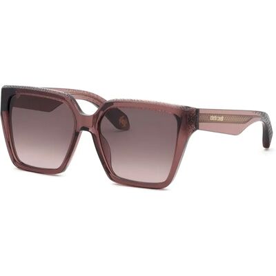 Roberto Cavalli Lunettes De Soleil Pour Femme Src156m-5607ay 56x16x140 Mm Shiny Transp.Brown Brown Gradient Pink/CAT3 Femme - Publicité Roberto Cavalli Lunettes De Soleil Pour Femme Src156m-5607ay 56x16x140 Mm Shiny Transp.Brown Brown Gradient Pink/CAT3 Femme - Publicité