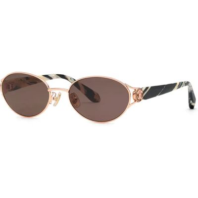 Roberto Cavalli Lunettes De Soleil Pour Femme Src174m-5708fc 57x19x140 Mm Shiny Copper Gold Brown/CAT3 Femme - Publicité Roberto Cavalli Lunettes De Soleil Pour Femme Src174m-5708fc 57x19x140 Mm Shiny Copper Gold Brown/CAT3 Femme - Publicité