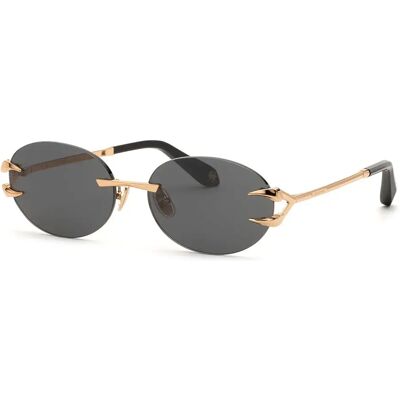 Roberto Cavalli Lunettes De Soleil Src182-59300k 59x17x145 Mm Shiny Rose Gold Smoke/CAT3 Homme,Femme - Publicité Roberto Cavalli Lunettes De Soleil Src182-59300k 59x17x145 Mm Shiny Rose Gold Smoke/CAT3 Homme,Femme - Publicité