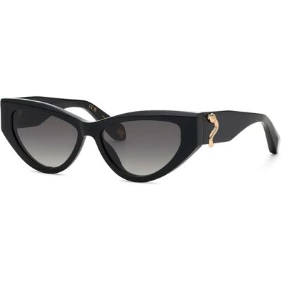 Roberto Cavalli Lunettes De Soleil Pour Femme Src184-550700 55x15x140 Mm Shiny Black Smoke Gradient/CAT3 Femme - Publicité Roberto Cavalli Lunettes De Soleil Pour Femme Src184-550700 55x15x140 Mm Shiny Black Smoke Gradient/CAT3 Femme - Publicité