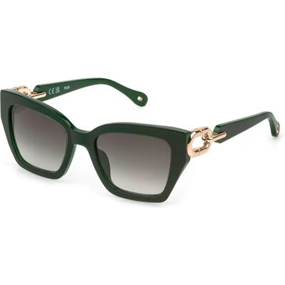 Tous Lunettes De Soleil Pour Femme Stod41-530j38 53x20x140 Mm Shiny Green/Transp.Green Smoke Gradient/CAT3 - Publicité Tous Lunettes De Soleil Pour Femme Stod41-530j38 53x20x140 Mm Shiny Green/Transp.Green Smoke Gradient/CAT3 - Publicité