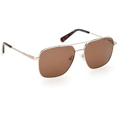 Gant Lunettes De Soleil Polarisées Ga00041 Shiny Pale Gold / Matte Pale Gold Brown/CAT3 Homme - Publicité Gant Lunettes De Soleil Polarisées Ga00041 Shiny Pale Gold / Matte Pale Gold Brown/CAT3 Homme - Publicité