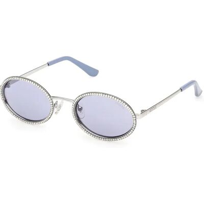 Guess Lunettes De Soleil Pour Femme Gu00295 Shiny Light Ruthenium Blue/CAT2 Femme - Publicité Guess Lunettes De Soleil Pour Femme Gu00295 Shiny Light Ruthenium Blue/CAT2 Femme - Publicité