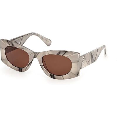 Max&co Lunettes De Soleil Pour Femme Mo0131 Beige Brown / Texture Brown/CAT3 Femme - Publicité Max&co Lunettes De Soleil Pour Femme Mo0131 Beige Brown / Texture Brown/CAT3 Femme - Publicité