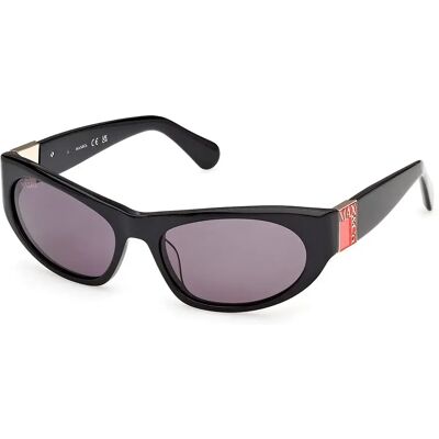 Max&co Lunettes De Soleil Pour Femme Mo0151 Shiny Black Smoke/CAT3 Femme - Publicité Max&co Lunettes De Soleil Pour Femme Mo0151 Shiny Black Smoke/CAT3 Femme - Publicité