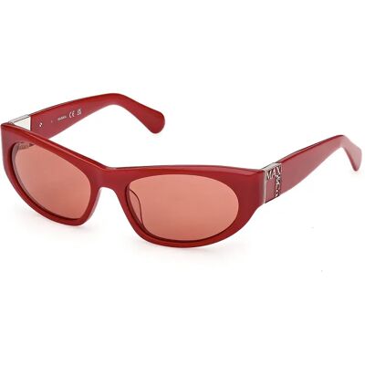 Max&co Lunettes De Soleil Pour Femme Mo0151 Shiny Red Brown/CAT2 Femme - Publicité Max&co Lunettes De Soleil Pour Femme Mo0151 Shiny Red Brown/CAT2 Femme - Publicité