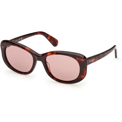 Max&co Lunettes De Soleil Pour Femme Mo0155 Dark Havana Bordeaux/CAT2 Femme - Publicité Max&co Lunettes De Soleil Pour Femme Mo0155 Dark Havana Bordeaux/CAT2 Femme - Publicité