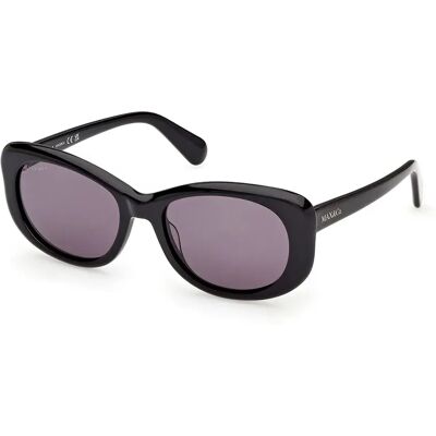 Max&co Lunettes De Soleil Pour Femme Mo0155 Shiny Black Smoke/CAT3 - Publicité Max&co Lunettes De Soleil Pour Femme Mo0155 Shiny Black Smoke/CAT3 - Publicité