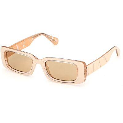 Max&co Lunettes De Soleil Pour Femme Mo0156 Shiny White Roviex/CAT2 Femme - Publicité Max&co Lunettes De Soleil Pour Femme Mo0156 Shiny White Roviex/CAT2 Femme - Publicité