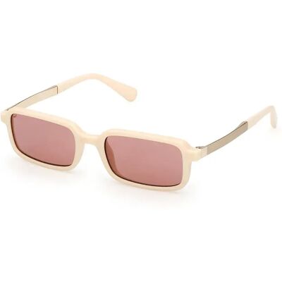 Max&co Lunettes De Soleil Pour Femme Mo0159 Shiny White Bordeaux/CAT2 Femme - Publicité Max&co Lunettes De Soleil Pour Femme Mo0159 Shiny White Bordeaux/CAT2 Femme - Publicité