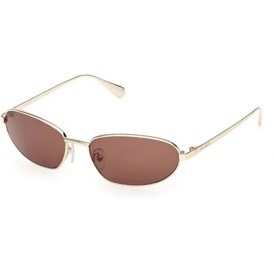 Max&co Lunettes De Soleil Pour Femme Mo0160 Shiny Pale Gols Brown/CAT3 Femme - Publicité Max&co Lunettes De Soleil Pour Femme Mo0160 Shiny Pale Gols Brown/CAT3 Femme - Publicité