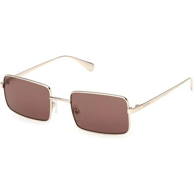 Max&co Lunettes De Soleil Pour Femme Mo0161 Shiny Pale Gold Brown/CAT3 Femme - Publicité Max&co Lunettes De Soleil Pour Femme Mo0161 Shiny Pale Gold Brown/CAT3 Femme - Publicité