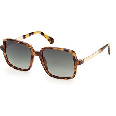Max&co Lunettes De Soleil Pour Femme Mo0164 Blonde Havana Gradient Green/CAT3 - Publicité Max&co Lunettes De Soleil Pour Femme Mo0164 Blonde Havana Gradient Green/CAT3 - Publicité