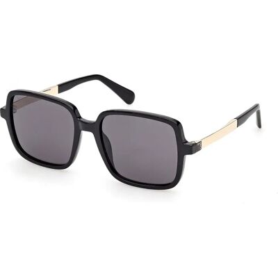Max&co Lunettes De Soleil Pour Femme Mo0164 Shiny Black Smoke/CAT3 - Publicité Max&co Lunettes De Soleil Pour Femme Mo0164 Shiny Black Smoke/CAT3 - Publicité