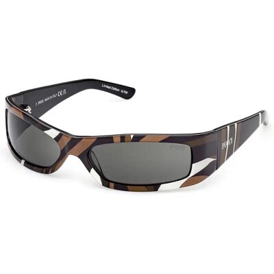 Pucci Lunettes De Soleil Pour Femme Ep0240 Animal Smoke/CAT3 Femme - Publicité Pucci Lunettes De Soleil Pour Femme Ep0240 Animal Smoke/CAT3 Femme - Publicité