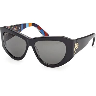 Pucci Lunettes De Soleil Pour Femme Ep0241 Black / Monocolor Smoke/CAT3 Femme - Publicité Pucci Lunettes De Soleil Pour Femme Ep0241 Black / Monocolor Smoke/CAT3 Femme - Publicité