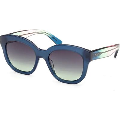 Pucci Lunettes De Soleil Pour Femme Ep0254 Shiny Blue Gradient Smoke/CAT3 Femme - Publicité Pucci Lunettes De Soleil Pour Femme Ep0254 Shiny Blue Gradient Smoke/CAT3 Femme - Publicité