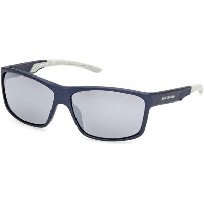 Skechers Lunettes De Soleil Se00158 Blue / Monocolor Blue Mirror/CAT3 Homme - Publicité Skechers Lunettes De Soleil Se00158 Blue / Monocolor Blue Mirror/CAT3 Homme - Publicité