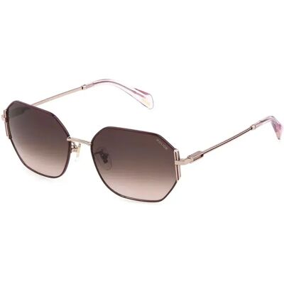 Police Lunettes De Soleil Pour Femme Splf35-550h60 Golden Brown/CAT3 Femme - Publicité Police Lunettes De Soleil Pour Femme Splf35-550h60 Golden Brown/CAT3 Femme - Publicité
