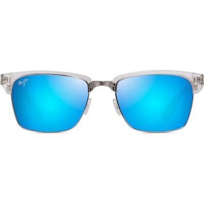 Maui Jim Lunettes De Soleil Polarisées Kawika Xl Shiny Crystal Blue Hawaii/CAT3 Homme,Femme - Publicité Maui Jim Lunettes De Soleil Polarisées Kawika Xl Shiny Crystal Blue Hawaii/CAT3 Homme,Femme - Publicité