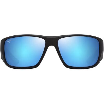 Maui Jim Lunettes De Soleil Polarisées Keha Matte Black Blue Hawaii/CAT3 Homme - Publicité Maui Jim Lunettes De Soleil Polarisées Keha Matte Black Blue Hawaii/CAT3 Homme - Publicité