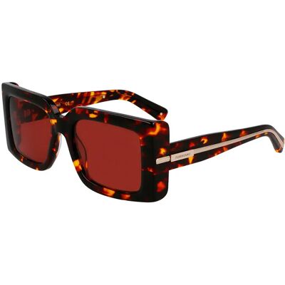 Ferragamo Lunettes De Soleil Pour Femme Sf2032s-242 55/19/140 Brown Red/CAT3 Femme - Publicité Ferragamo Lunettes De Soleil Pour Femme Sf2032s-242 55/19/140 Brown Red/CAT3 Femme - Publicité