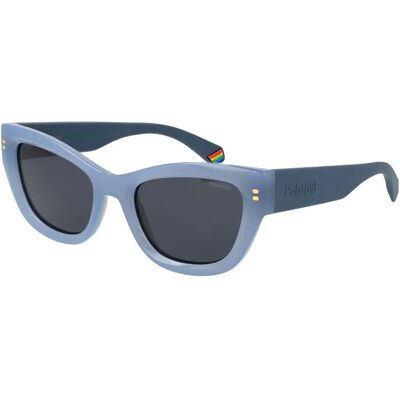 Polaroid Lunettes De Soleil Polarisées Pour Femme Pld6237sx52mv 52/20/140 Matte Blue Blue/CAT3 - Publicité Polaroid Lunettes De Soleil Polarisées Pour Femme Pld6237sx52mv 52/20/140 Matte Blue Blue/CAT3 - Publicité