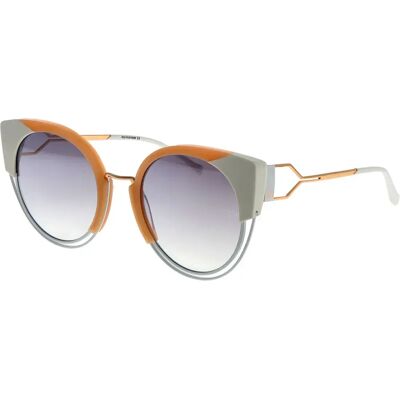 Ana Hickmann Lunettes De Soleil Pour Femme Ah3180-52p02 53/22/145 White Brown/CAT2 Femme - Publicité Ana Hickmann Lunettes De Soleil Pour Femme Ah3180-52p02 53/22/145 White Brown/CAT2 Femme - Publicité