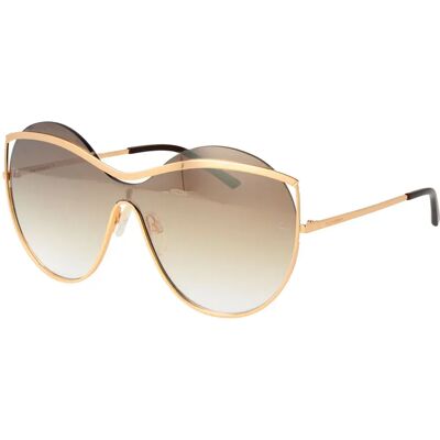 Ana Hickmann Lunettes De Soleil Pour Femme Ah3182-13404a 136//145 Gold Brown/CAT2 Femme - Publicité Ana Hickmann Lunettes De Soleil Pour Femme Ah3182-13404a 136//145 Gold Brown/CAT2 Femme - Publicité