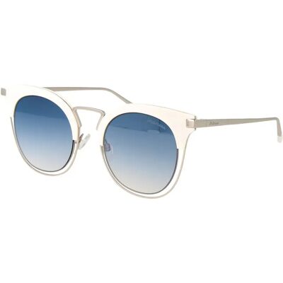 Ana Hickmann Lunettes De Soleil Pour Femme Hi3038-50d01 50/23/145 White Blue/CAT3 Femme - Publicité Ana Hickmann Lunettes De Soleil Pour Femme Hi3038-50d01 50/23/145 White Blue/CAT3 Femme - Publicité