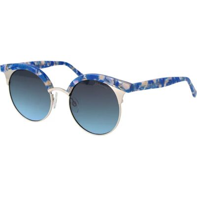 Ana Hickmann Lunettes De Soleil Pour Femme Hi3050-52g21 52/20/140 Blue Blue/CAT3 Femme - Publicité Ana Hickmann Lunettes De Soleil Pour Femme Hi3050-52g21 52/20/140 Blue Blue/CAT3 Femme - Publicité