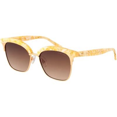 Ana Hickmann Lunettes De Soleil Pour Femme Hi3051-53g22 53/16/140 Yellow Brown/CAT3 Femme - Publicité Ana Hickmann Lunettes De Soleil Pour Femme Hi3051-53g22 53/16/140 Yellow Brown/CAT3 Femme - Publicité