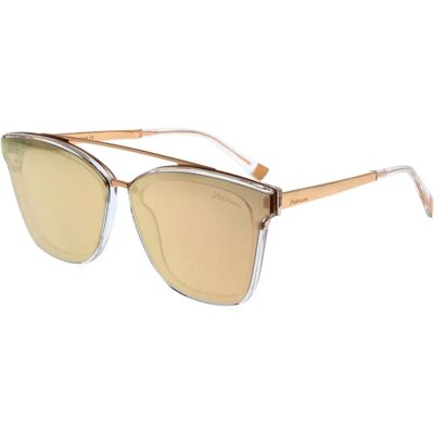 Lunettes de soleil Ana Hickmann Or/Vert - Œil de chat - Protection UV 400 - Publicité Lunettes de soleil Ana Hickmann Or/Vert - Œil de chat - Protection UV 400 - Publicité