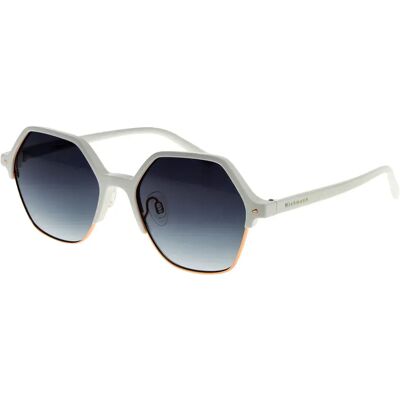 Ana Hickmann Lunettes De Soleil Pour Femme Hi9167-54d01 54/17/142 White Grey/CAT3 Femme - Publicité Ana Hickmann Lunettes De Soleil Pour Femme Hi9167-54d01 54/17/142 White Grey/CAT3 Femme - Publicité
