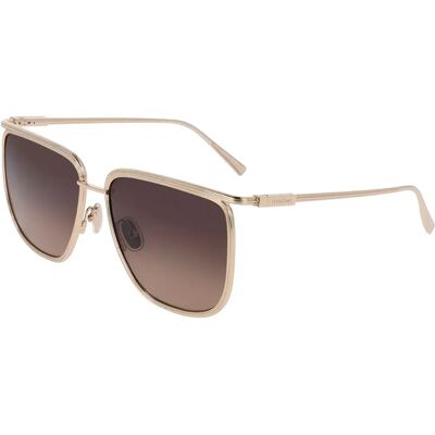 Ferragamo Lunettes De Soleil Pour Femme Sf324s5816745 58/16/140 Gold Yellow/CAT3 Femme - Publicité Ferragamo Lunettes De Soleil Pour Femme Sf324s5816745 58/16/140 Gold Yellow/CAT3 Femme - Publicité