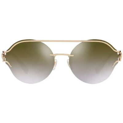 Versace Lunettes De Soleil Pour Femme Ve2184-12526u 61/17/140 Gold Gold/CAT3 - Publicité Versace Lunettes De Soleil Pour Femme Ve2184-12526u 61/17/140 Gold Gold/CAT3 - Publicité