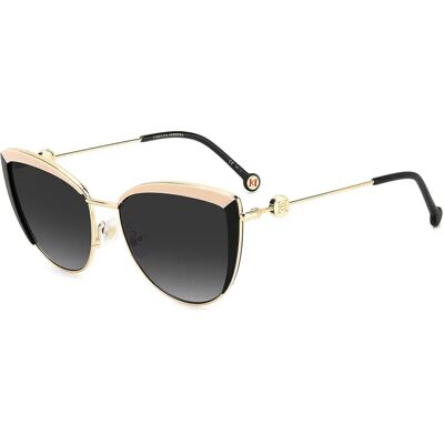 Carolina Herrera Lunettes De Soleil Pour Femme Her0112skdx 58/17/145 Black Grey/CAT3 - Publicité Carolina Herrera Lunettes De Soleil Pour Femme Her0112skdx 58/17/145 Black Grey/CAT3 - Publicité