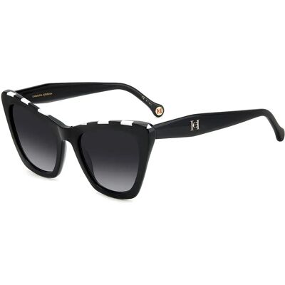 Carolina Herrera Lunettes De Soleil Pour Femme Her0129s80s 55/21/145 Black Grey/CAT3 - Publicité Carolina Herrera Lunettes De Soleil Pour Femme Her0129s80s 55/21/145 Black Grey/CAT3 - Publicité