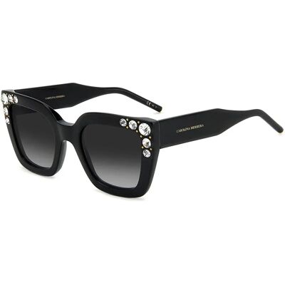 Carolina Herrera Lunettes De Soleil Pour Femme Her0130s807 52/23/145 Black / Grey One Size - Publicité Carolina Herrera Lunettes De Soleil Pour Femme Her0130s807 52/23/145 Black / Grey One Size - Publicité
