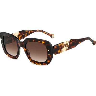 Carolina Herrera Lunettes De Soleil Pour Femme Her0186sc9k 52/22/145 White Brown/CAT3 - Publicité Carolina Herrera Lunettes De Soleil Pour Femme Her0186sc9k 52/22/145 White Brown/CAT3 - Publicité