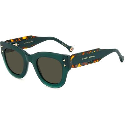 Carolina Herrera Lunettes De Soleil Pour Femme Her0222sack 47/26/145 Green Grey/CAT3 - Publicité Carolina Herrera Lunettes De Soleil Pour Femme Her0222sack 47/26/145 Green Grey/CAT3 - Publicité