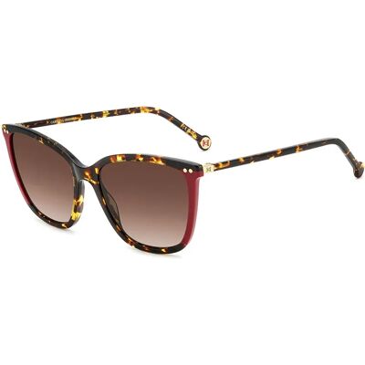 Carolina Herrera Lunettes De Soleil Pour Femme Her0245so63 55/17/145 Red Brown/CAT3 - Publicité Carolina Herrera Lunettes De Soleil Pour Femme Her0245so63 55/17/145 Red Brown/CAT3 - Publicité