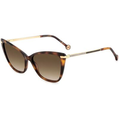 Lunettes de soleil Carolina Herrera HER 0262/S 086/HA - Œil de Chat - Publicité Lunettes de soleil Carolina Herrera HER 0262/S 086/HA - Œil de Chat - Publicité