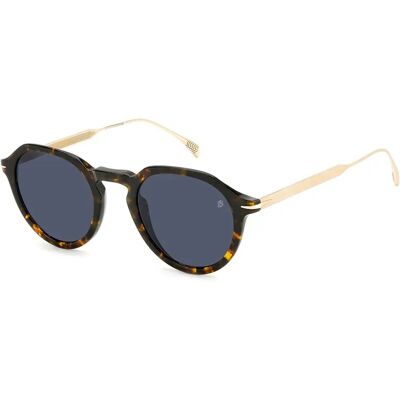 David Beckham Lunettes De Soleil Db-1098-s-2ik 49/23/150 Gold Blue/CAT3 - Publicité David Beckham Lunettes De Soleil Db-1098-s-2ik 49/23/150 Gold Blue/CAT3 - Publicité