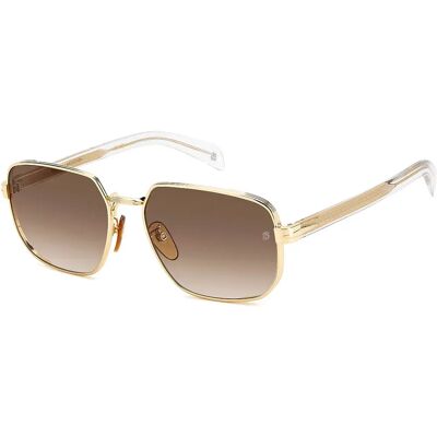 David Beckham Lunettes De Soleil Db7121gsloj 60/18/145 Gold / Brown One Size Homme - Publicité David Beckham Lunettes De Soleil Db7121gsloj 60/18/145 Gold / Brown One Size Homme - Publicité