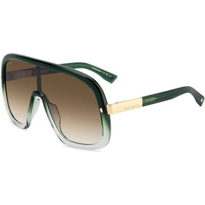 Dsquared2 Lunettes De Soleil D2-0119-s-1ed 99/00/135 Green / Brown One Size Homme - Publicité Dsquared2 Lunettes De Soleil D2-0119-s-1ed 99/00/135 Green / Brown One Size Homme - Publicité