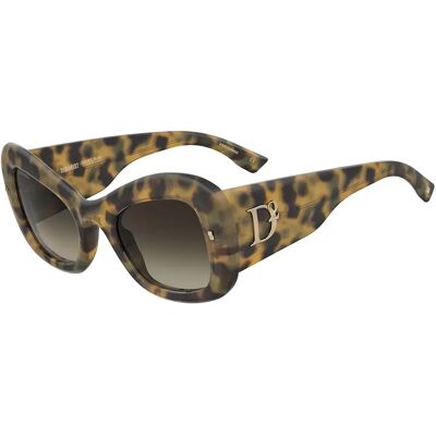 Dsquared2 Lunettes De Soleil Pour Femme D2-0137-s-c9b 54/25/140 Brown / Brown One Size Femme - Publicité Dsquared2 Lunettes De Soleil Pour Femme D2-0137-s-c9b 54/25/140 Brown / Brown One Size Femme - Publicité