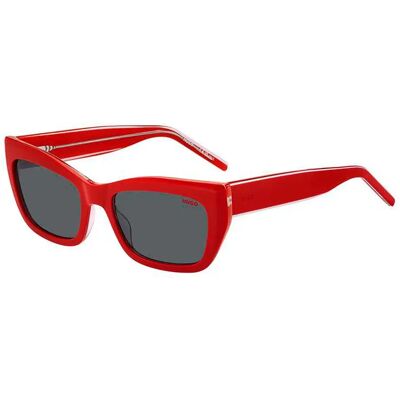 Hugo Lunettes De Soleil Pour Femme Hg-1301-s-92y 54/19/140 Red / Grey One Size - Publicité Hugo Lunettes De Soleil Pour Femme Hg-1301-s-92y 54/19/140 Red / Grey One Size - Publicité
